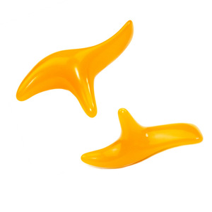 Barra de acupresión triangular de cera de abeja Rm 12X9X7, herramienta de masaje linfático para terapia de meridianos de pies - Product Image 1