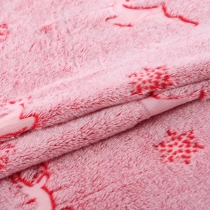 Christmas Design Elk and <strong>Snow</strong> Pattern Flannel Luminous <strong>Blanket</strong> pink Super Soft Glow in the Dark <strong>Blanket</strong> - Product Image 2