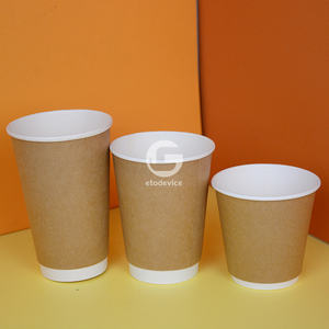 แก้วกระดาษสองชั้นขนาด 12 ออนซ์ สำหรับเครื่องดื่ม ร้านกาแฟ แก้วกาแฟพิมพ์ลายตามสั่ง - Product Image 3