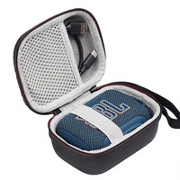 Sac de transport portable antichoc en EVA pour enceintes Bluetooth GO5 GO4, étui extérieur étanche anti-rayures à coque rigide avec poche en maille