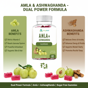 Alimento Natural Rico en Vitamina <span class=keywords><strong>C</strong></span>, Extracto de Amla y Bayas de la India, Alimento Integral Amalaki, Gomitas para Adultos para el Apoyo Inmunológico, Cabello, Piel y Crecimiento - Product Image 4