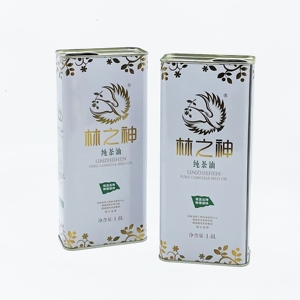 Lata de Hojalata Cuadrada de 1.6L de Alta Calidad Personalizada con Impresión Offset para Almacenamiento de Aceite de Oliva, Galletas, Chocolate y Alimentos - Product Image 1