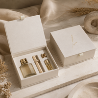 Biologisch Abbaubare Recycelte Magnetische Papier-Geschenkbox mit Individuellem Stanzschnitt, Handgefertigte Buchbox mit Verschluss, Faltbare Umweltfreundliche Tragbare Geschenkbox