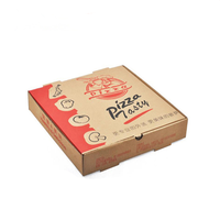 Boîte à pizza ondulée Boîte d'emballage à pizza imprimée personnalisée Boîtes à pizza personnalisées King Size
