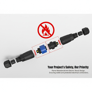 Nhanh chóng tự khóa IP67 không thấm nước Adapter ổn định kết nối M16 5pin ô tô kết nối - Product Image 4