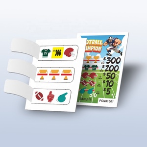 Billets de jeu à déchirer personnalisés découpés sur mesure, impression offset, vente en gros directe usine - Product Image 1
