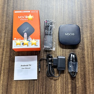 <strong>MX10</strong> Set-Top Box Rockchip RK3228A Quad Core <strong>Android</strong> <strong>10</strong> 4K Ultra HD WiFi Player Set Top Box - Product Image 3