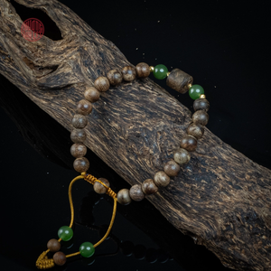 Pulsera Elegante de Agarwood para Mujer, Cuentas de 6mm con Acento Lu Thong, Estilo 3, Joyería de Moda - Product Image 1