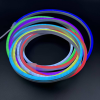 Bande lumineuse néon 12V 24V RGB adressable, étanche IP67, flexible, 96 LED/m, 6*12mm 8*16mm, pour décoration intérieure et extérieure