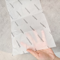 Papier de soie blanc personnalisé de haute qualité pour la vente en gros, imprimable avec votre propre logo