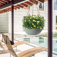 Pots de fleurs suspendus et jardinières pour balcon, pots de plantes suspendus à arrosage automatique