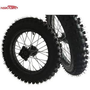 Jantes en aluminium haute résistance SDG 15 mm, moyeu noir, nouveau jeu complet de pneus tout-terrain pour moto, tailles 14 pouces, matériau caoutchouc, indice de charge 55 - Product Image 2