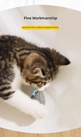Mainan Tikus Plush Catnip untuk Kucing, Paket 3, Mainan Tikus Plush Interaktif untuk Kucing Indoor, Mengatasi Gatal Gusi, Kesenangan Sehari-hari