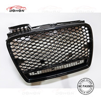 Pour Audi A4 B7 2005-2007 Style nid d'abeille maille calandre de pare-chocs avant version européenne grilles de voiture