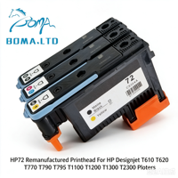 Cabezal de Impresión Remanufacturado HP72 Compatible con los Plotters Designjet T610 T620 T770 T790 T795 T1100 T1120 T1200 T1300