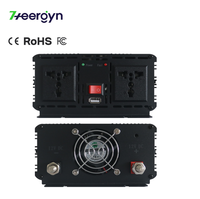 Convertisseur de courant pour voiture hors réseau 1000W à usage domestique, haute efficacité de conversion, 12V/24V vers 110V/220V, onde sinusoïdale modifiée