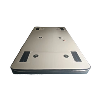 Plateforme de pêche et de camping flottante gonflable, bateau de pêche portable, bateau plat à coussin d'air