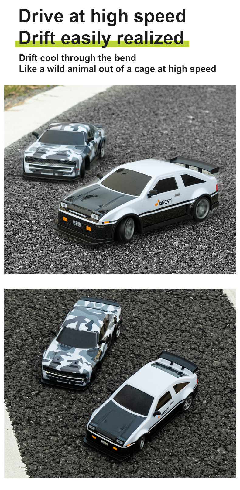 あっとRC Ae86 1:16 RC Car - High-Speed Drift Fun for All Ages