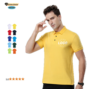 <span class=keywords><strong>Polos</strong></span> de Punto con Logotipo Personalizado, Ropa Deportiva Masculina de Alta Calidad 100% Algodón, Camisetas de Golf de Manga Corta de Secado Rápido con Cuello - Product Image 1