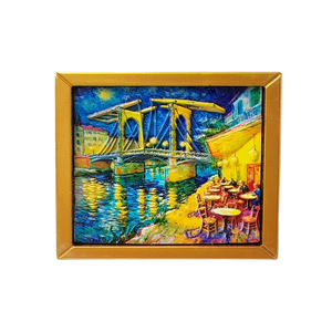 Magnets de réfrigérateur de style européen avec des chefs-<span class=keywords><strong>d</strong></span>'œuvre mondialement connus de <span class=keywords><strong>Van</strong></span> <span class=keywords><strong>Gogh</strong></span>, <span class=keywords><strong>d</strong></span>écoration créative pour la maison, souvenirs de voyage magnétiques - Product Image 5