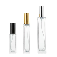 Vente en gros d'usine, flacon de parfum atomiseur en verre doré de 50 ml, rechargeable, flacon de Cologne, collection Yiwu