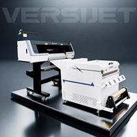 Imprimante DTF double tête 60 cm, nouvelle machine de transfert thermique numérique Versijet 3200 dpi automatique pour l'impression DIY sur vêtements