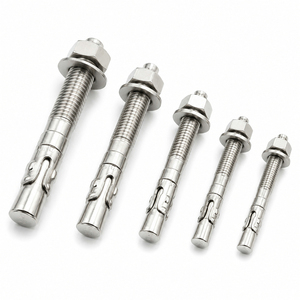 Bullone a Cuneo in Acciaio Inox per Ancoraggio in Calcestruzzo, Dispositivo di Fissaggio a Espansione per Lavori di Ancoraggio su Muri di Fondazione e Costruzioni a Terra - Product Image 2
