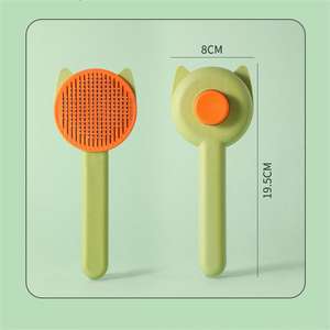 Cepillo de pelo para perros y gatos autolimpiante, limpiador de peine para masajear el cuidado de la pelusa, elimina la capa interna de piel suelta - Product Image 6