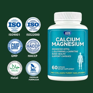 Capsules de calcium et de magnésium OEM ODM, absorption facile, soutien de la densité osseuse, complément minéral pour hommes et femmes - Product Image 3