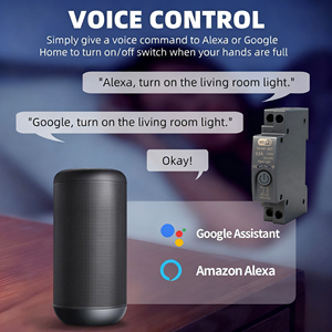Disjuntores Miniatura Controlados por TUYA/SmartLife 63A 1P+N Interruptor Inteligente WiFi MCB com Medidor de Energia, Monitoramento de kWh e Relé Temporizador - Product Image 4