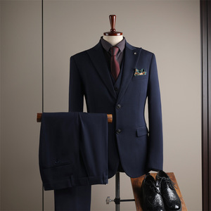 Nuevo Conjunto de <span class=keywords><strong>Traje</strong></span> <span class=keywords><strong>para</strong></span> <span class=keywords><strong>Hombre</strong></span>, <span class=keywords><strong>Traje</strong></span> Formal <span class=keywords><strong>para</strong></span> Novio, <span class=keywords><strong>Traje</strong></span> Casual de Negocios <span class=keywords><strong>para</strong></span> Bodas, <span class=keywords><strong>Traje</strong></span> de <span class=keywords><strong>Hombre</strong></span> de Un Solo Pecho, <span class=keywords><strong>Traje</strong></span> de 3 Piezas - Product Image 3