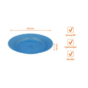 Assiette de service empilable et réutilisable en PP, légère et durable, motif tournesol, design moderne, sans BPA, pour riz et nouilles - Product Image 6