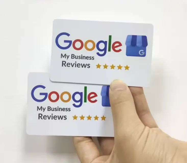 Custom Printing Nfc Chip Google Reviews Card Hot sales Review Card Nfc Ntag213 215 216 access control card