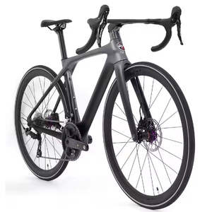 Bicicleta de Carretera de Fibra de Carbono Twitterbike 700C <span class=keywords><strong>105</strong></span> R7120 de 24 Velocidades con Juego de Ruedas de Carbono con Frenos de Disco para Ciclismo Urbano - Product Image 2