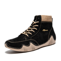 Zapatos de Senderismo para Hombre, Botas de Trekking para Exteriores, Botas de Montaña de Invierno con Caña Alta, Zapatillas de Escalada, Botas de Caza, Transpirables y a la Moda