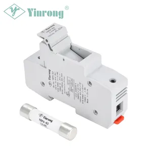 Solar Fuse Yinrong DC 1500V 2-63A GPV Photovoltaic Fuses 14*65mm PV Ceramic Fuse For Solar System