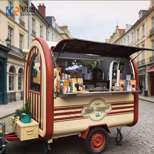 Customizable Mini Outdoor Service Cart Towable Mobile <strong>Food</strong> Truck for Coffee &amp; Ice Cream Catering Full Kitchen Equipment Included - Product Image 6