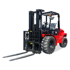 LTMG Articulado 4WD 4*4 neumáticos todoterreno contenedor elevador de horquilla 2ton 2.5ton <span class=keywords><strong>3ton</strong></span> 3.5ton carretilla elevadora para terrenos difíciles con cambio lateral - Product Image 1