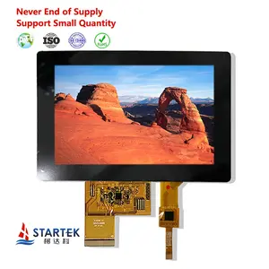 Transflective RGB 인터페이스 800*480 IPS TFT LCD 모듈 터치 5 인치 스크린 패널 디스플레이