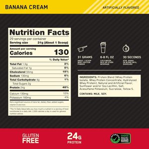 2lbs Protéine de Lactosérum Isolat Concentré en Poudre Crème de Banane Étiquette Privée Personnalisée ODM Mélange de Boisson Nutritionnelle Sportive - Product Image 4