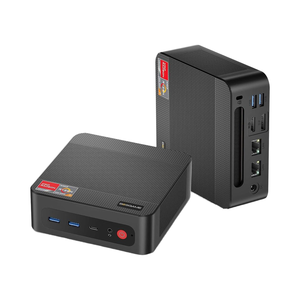 Mini PC de bureau BOSGAME P4 Plus DDR4 PCIe SSD double LAN 2.5G Wi-Fi 6E pour jeux, bureau et conception, AMD <span class=keywords><strong>Ryzen</strong></span> <span class=keywords><strong>7</strong></span> <span class=keywords><strong>5825U</strong></span> - Product Image 1