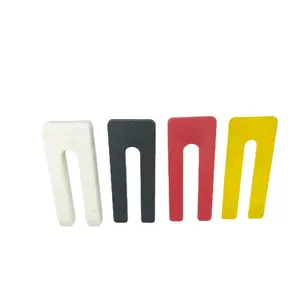 制造销售便宜的u形塑料楔形垫片马蹄垫片封隔器窗户塑料楔形垫片