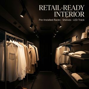 Tienda Móvil Personalizada sobre Ruedas, Remolque de Venta de Ropa, Carrito de Compras, Remolque de Boutique Móvil, Camión de Moda - Product Image 6