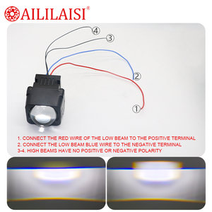 Phare de projecteur bifocal à LED à double tête de 1,5 pouce, faisceau laser haut/bas, éclairage ambiant pour <span class=keywords><strong>Suzuki</strong></span> Celerio Gmc Terrain - Product Image 2
