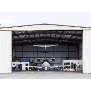 Conception de bâtiment à ossature en acier industrielle moderne personnalisable, peut être utilisée pour un grand hangar à avions facile à assembler, <span class=keywords><strong>porte</strong></span> - Product Image 3