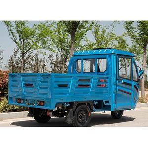 Kustom tugas berat 3 roda tiga listrik untuk orang dewasa tertutup pertanian kargo kanopi roda tiga 1000W daya 400kg muatan muatan 72V EEC - Product Image 3