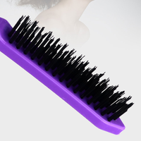 KOKOBERRY sikat rambut ekor runcing, alat sisir sisir bulu nilon tahan air untuk penggunaan rumah anak perempuan