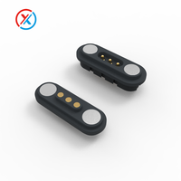 Connecteur d'alimentation magnétique professionnel 2-5 broches en laiton plaqué or à ressort, mâle-femelle, médical, 12V 3A, ODM