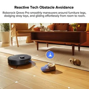 หุ่นยนต์ดูดฝุ่นถูพื้น Roborock Qrevo Pro พร้อมระบบล้างด้วยน้ำร้อน ระบบอบแห้งอัตโนมัติ ระบบตรวจจับสิ่งสกปรกอัจฉริยะ แรงดูด 7000 Pa - Product Image 1