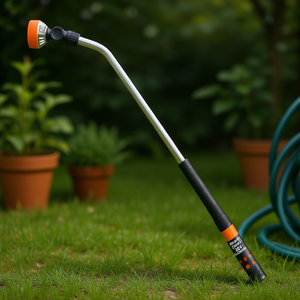 Lance de pulvérisation pour tuyau d'arrosage de jardin, 36 pouces, tête pivotante à 180 degrés avec 8 modes de pulvérisation pour usage en jardin - Product Image 2